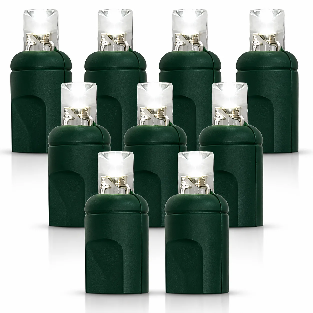 Kingsley 70-count 4-inch pure white coaxial LED mini lights